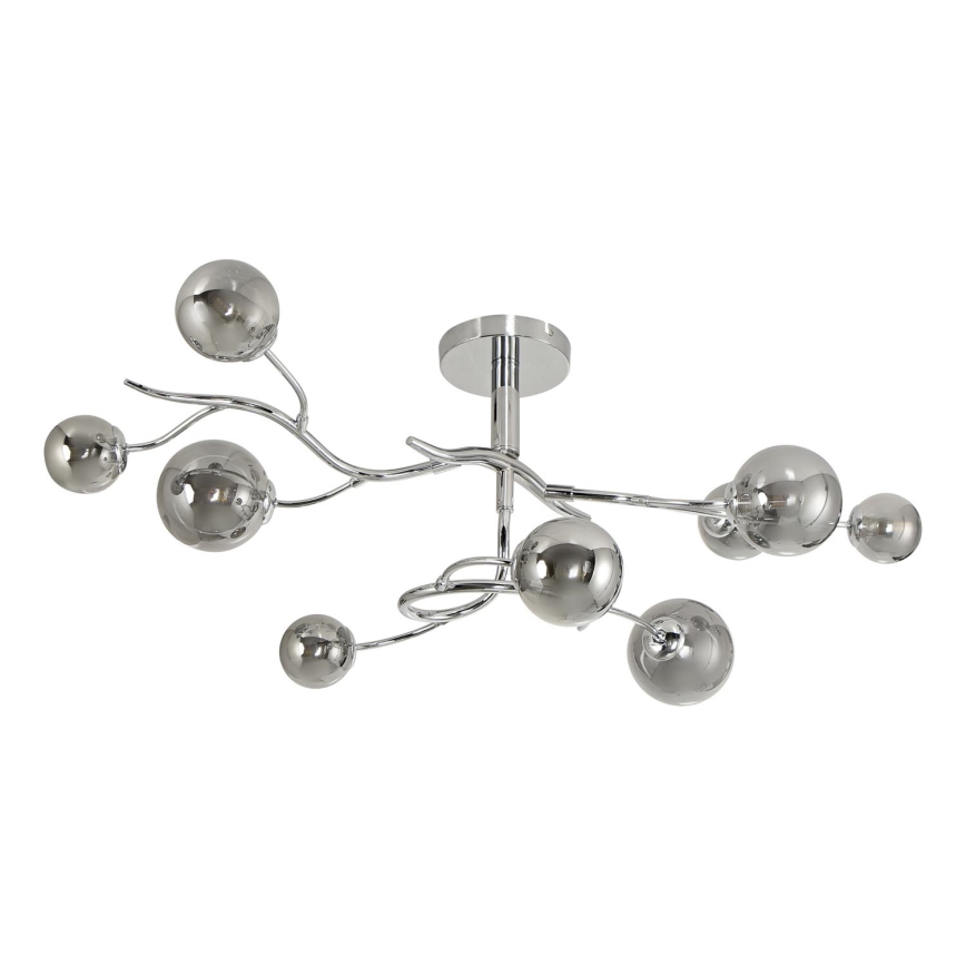 Brilagi - LED loftlampe MISTEL 9xG9/3W/230V skinnende krom/røget