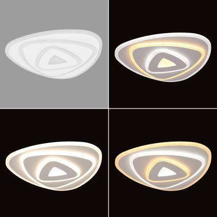 Brilagi - LED dæmpbar loftlampe MODERN MINI LED/45W/230V 3000-6000K 30x30 cm + fjernbetjening