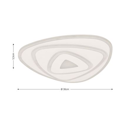 Brilagi - LED dæmpbar loftlampe MODERN MINI LED/45W/230V 3000-6000K 30x30 cm + fjernbetjening