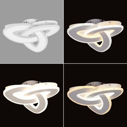 Brilagi - LED loftlampe dæmpbar MODERN MINI LED/49W/230V 3000/4000/6000K 30x30 cm + fjernbetjening