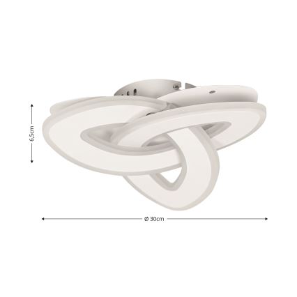Brilagi - LED-dæmpbar loftlampe MODERN MINI LED/49W/230V 3000-6000K 30x30 cm + fjernbetjening