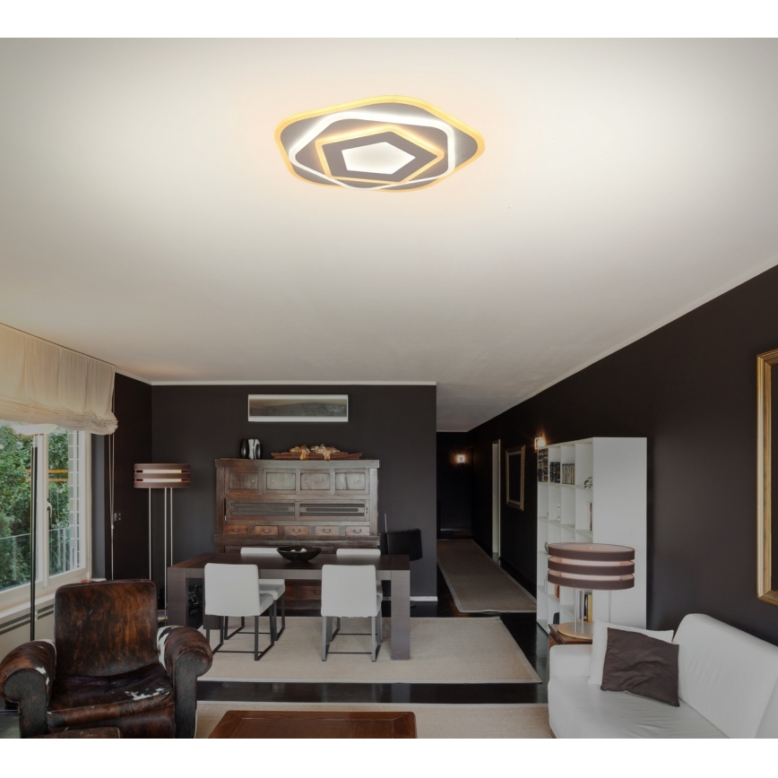 Brilagi - LED-dæmpbar loftlampe MODERN MINI LED/53W/230V 3000-6000K Ø 30 cm + fjernbetjening