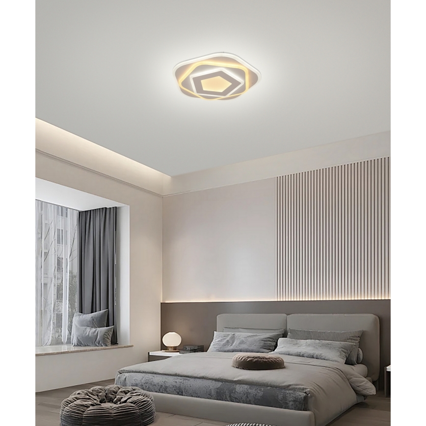Brilagi - LED-dæmpbar loftlampe MODERN MINI LED/53W/230V 3000-6000K Ø 30 cm + fjernbetjening