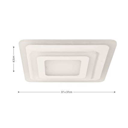 Brilagi - LED-dæmpbar loftlampe MODERN MINI LED/65W/230V 3000-6000K 37x37 cm + fjernbetjening