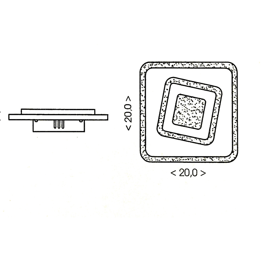 Brilagi - LED loftlampe MODERNE MINI LED/32W/230V 3000/4000/6000K