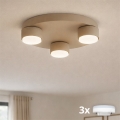 Brilagi - LED loftlampe MONO 3xGX53/30W/230V Ø 30 cm beige
