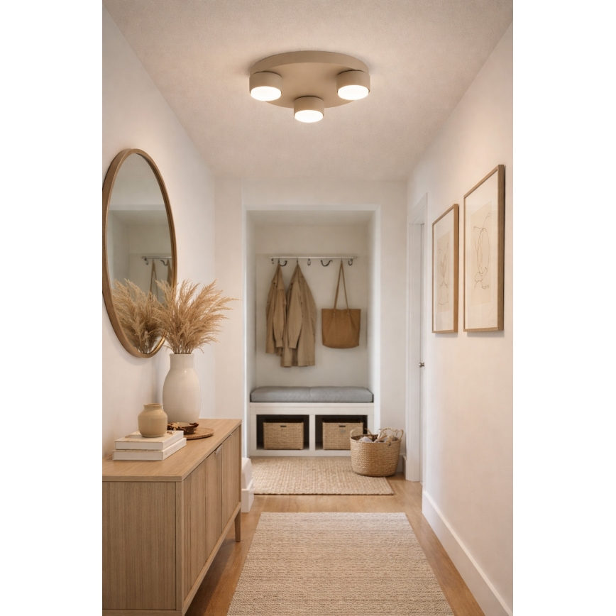 Brilagi - LED loftlampe MONO 3xGX53/30W/230V Ø 30 cm beige