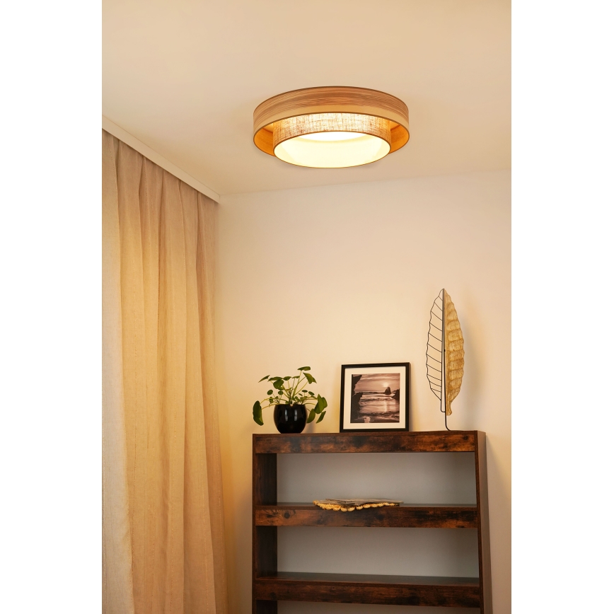 Brilagi - LED loftlampe MONTANA BOHO LED/26W/230V diameter 60 cm brun