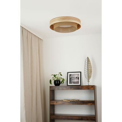 Brilagi - LED loftlampe MONTANA BOHO LED/26W/230V diameter 60 cm brun