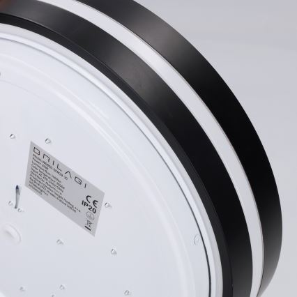 Brilagi - LED loftlampe NAOMI LED/24W/230V Ø 28,5 cm sort