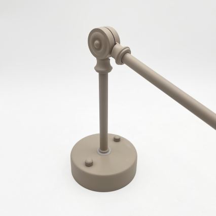 Brilagi - LED loftlampe på stang IRONBEAM 1xE27/60W/230V beige