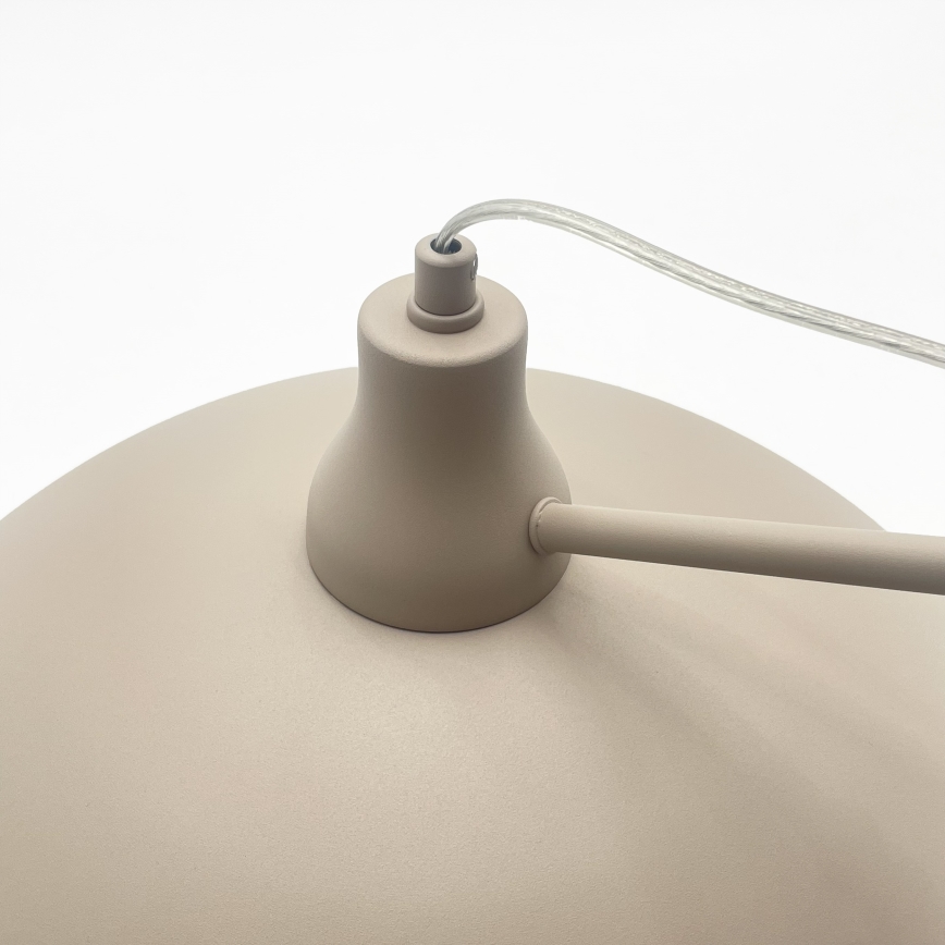 Brilagi - LED loftlampe på stang IRONBEAM 1xE27/60W/230V beige