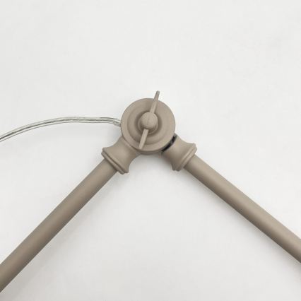 Brilagi - LED loftlampe på stang IRONBEAM 1xE27/60W/230V beige