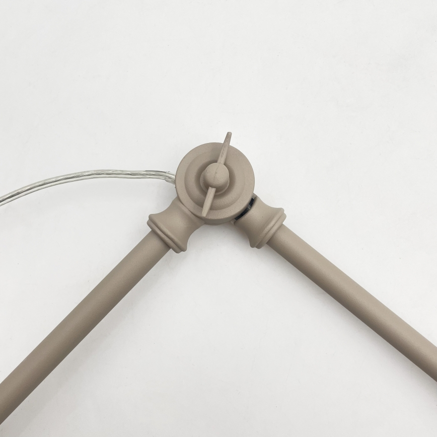 Brilagi - LED loftlampe på stang IRONBEAM 1xE27/60W/230V beige
