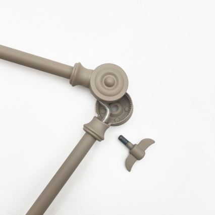 Brilagi - LED loftlampe på stang IRONBEAM 1xE27/60W/230V beige