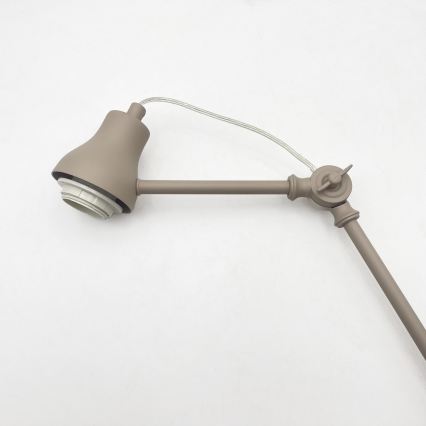 Brilagi - LED loftlampe på stang IRONBEAM 1xE27/60W/230V beige