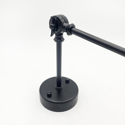 Brilagi - LED-loftlampe på stang IRONBEAM 1xE27/60W/230V sort