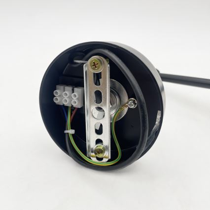 Brilagi - LED-loftlampe på stang IRONBEAM 1xE27/60W/230V sort