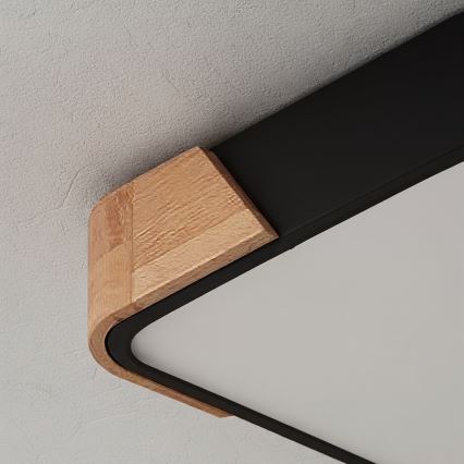 Brilagi - LED-loftlampe PILANA LED/24W/230V eg/sort, 32x32 cm