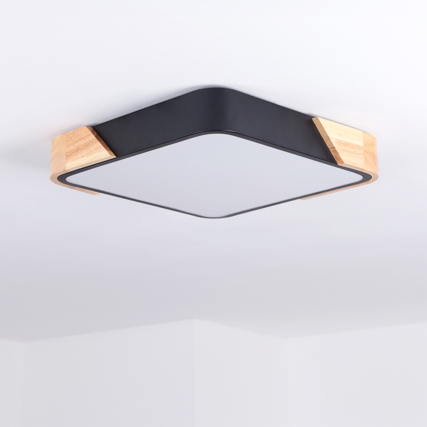 Brilagi - LED-loftlampe PILANA LED/24W/230V eg/sort, 32x32 cm
