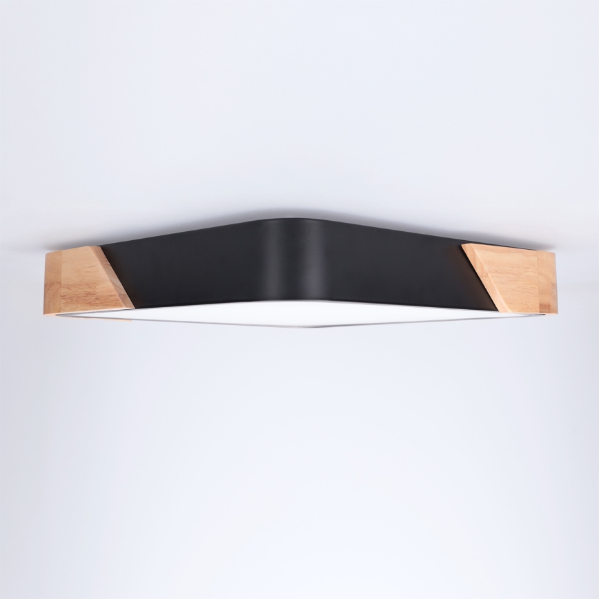 Brilagi - LED-loftlampe PILANA LED/24W/230V eg/sort, 32x32 cm