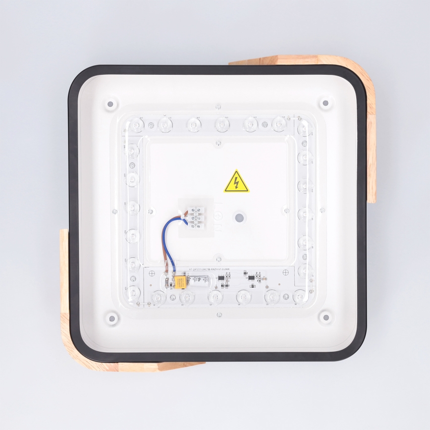 Brilagi - LED-loftlampe PILANA LED/24W/230V eg/sort, 32x32 cm