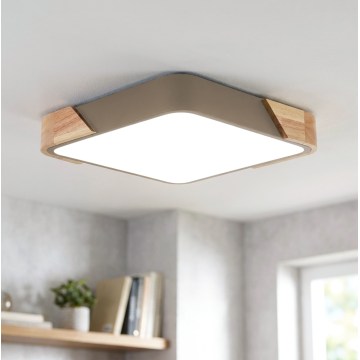 BRILAGI - LED loftlampe PILANA SQUARE LED/24W/230V eg/beige 32x32 cm