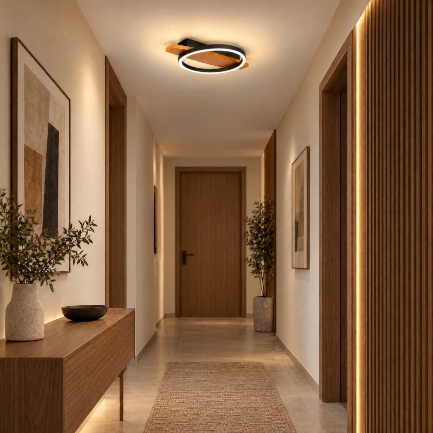 BRILAGI - LED loftlampe PLANK LED/16W/230V 4000K 30x40 cm træ