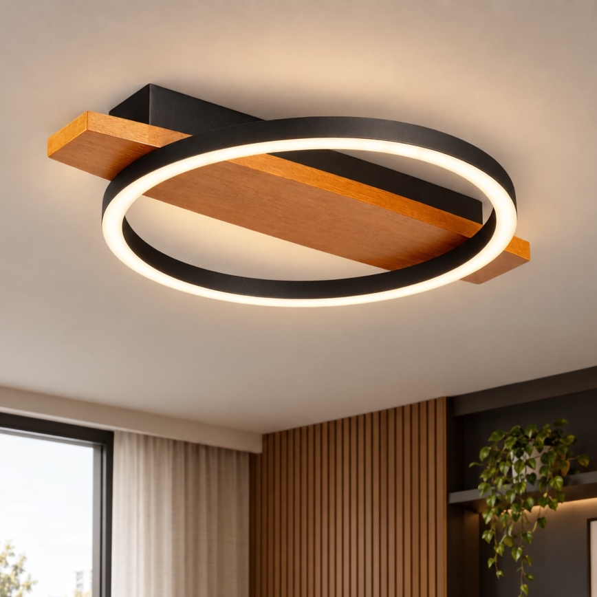 BRILAGI - LED loftlampe PLANK LED/16W/230V 4000K 30x40 cm træ