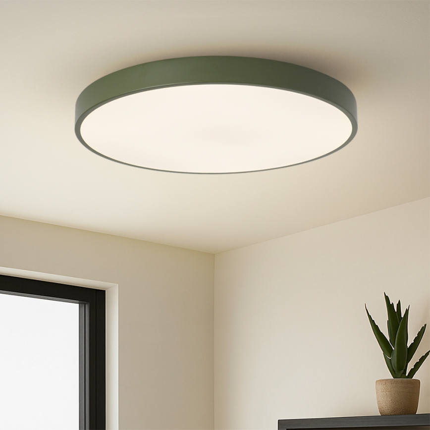 Brilagi - LED-loftlampe POOL LED/100W/230V 3000/4000/6000K Ø 80 cm grøn