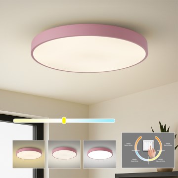 Brilagi - LED loftlampe POOL LED/100W/230V 3000/4000/6000K Ø 80 cm rosa