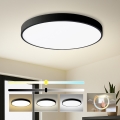 Brilagi - LED loftlampe POOL LED/100W/230V 3000/4000/6000K Ø 80 cm sort