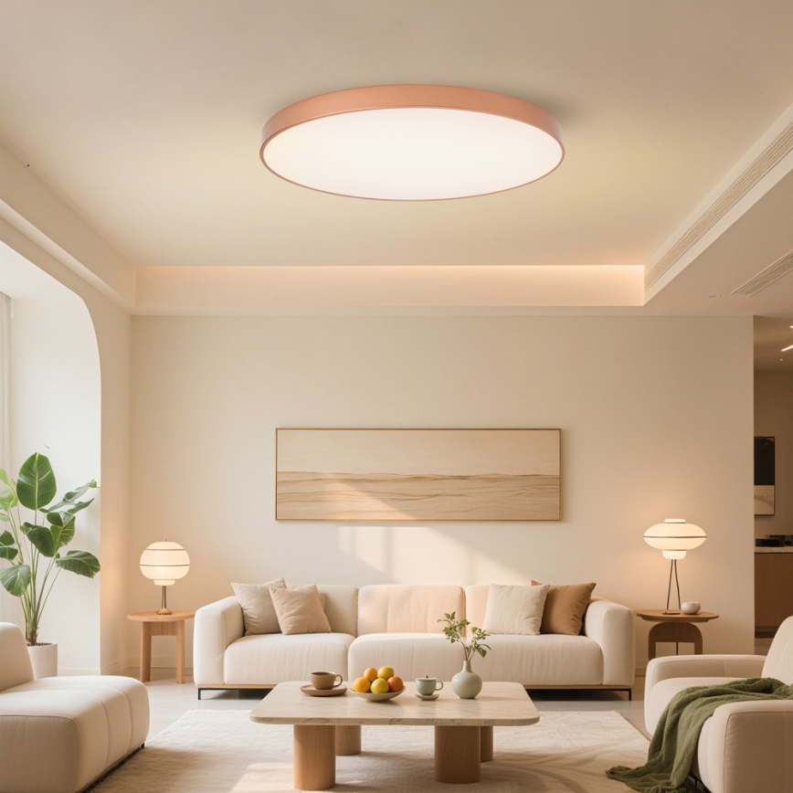 BRILAGI - LED loftlampe POOL LED/128W/230V 3000/4000/6000K Ø 100 cm bronzefarvet