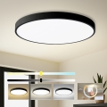 Brilagi - LED-loftlampe POOL LED/128W/230V 3000/4000/6000K Ø 100 cm sort