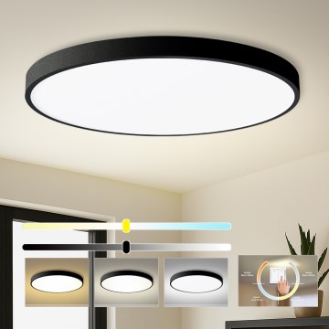 Brilagi - LED loftlampe POOL LED/180W/230V 3000/4000/6000K Ø 120 cm sort