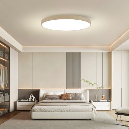 Brilagi - LED-loftlampe POOL LED/180W/230V 3000/4500/6000K Ø 120 cm beige