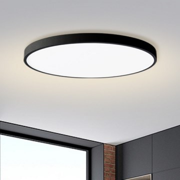 Brilagi - LED Loftlampe POOL LED/180W/230V 3000/4500/6000K Ø 120 cm sort
