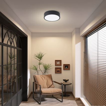 Brilagi - LED loftlampe POOL LED/18W/230V 3000/4000/6000K Ø 20 cm sort