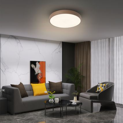 Brilagi - LED loftlampe POOL LED/36W/230V 3000/4000/6000K Ø 30 cm brun