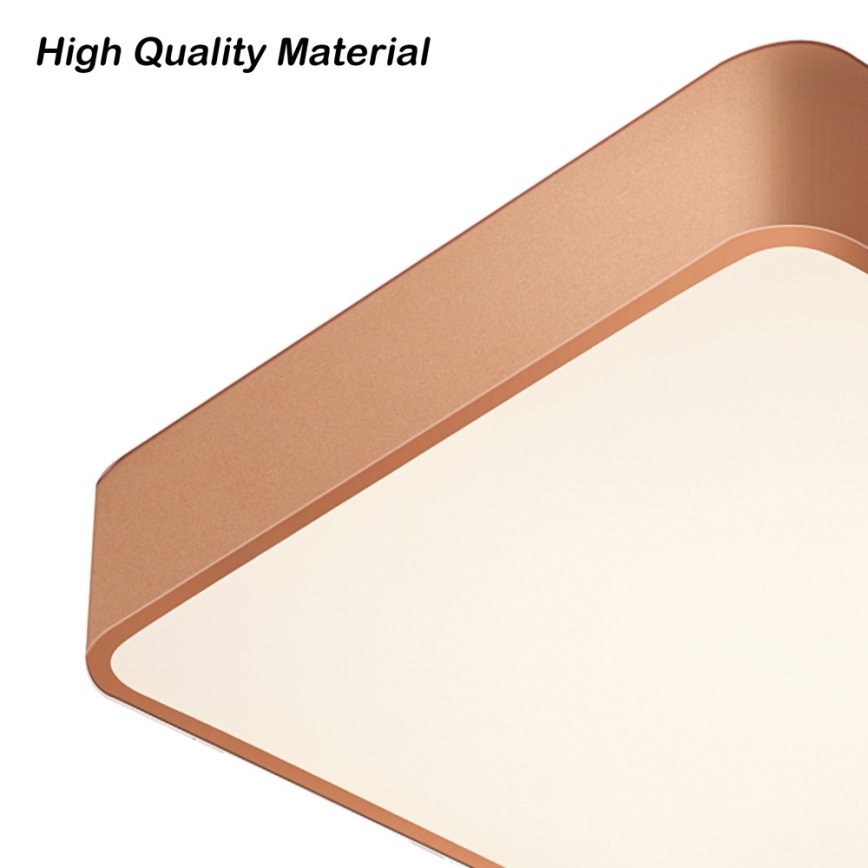 Brilagi - LED-loftlampe POOL LED/36W/230V 3000/4000/6000K 40x40 cm bronzefarvet