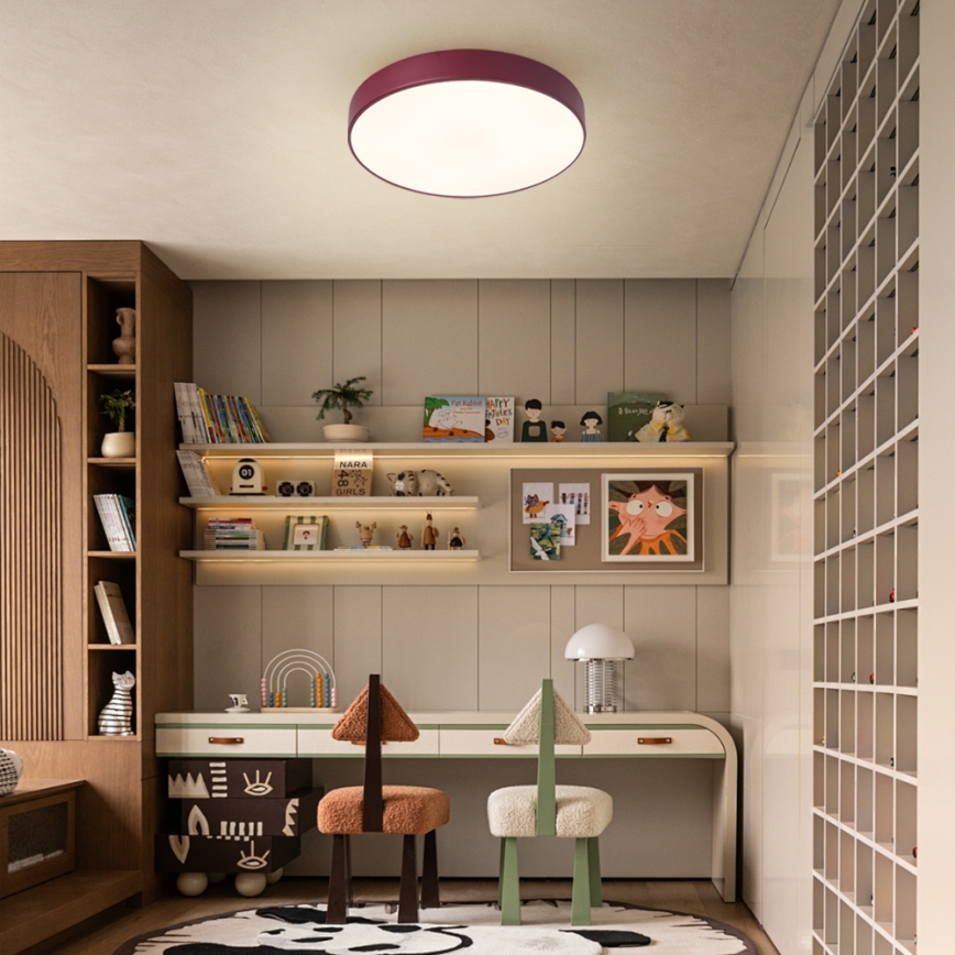 Brilagi - LED-loftlampe POOL LED/48W/230V 3000/4000/6000K Ø 40 cm bordeaux