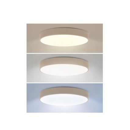Brilagi - LED loftlampe POOL LED/48W/230V 3000/4000/6000K Ø 40 cm beige