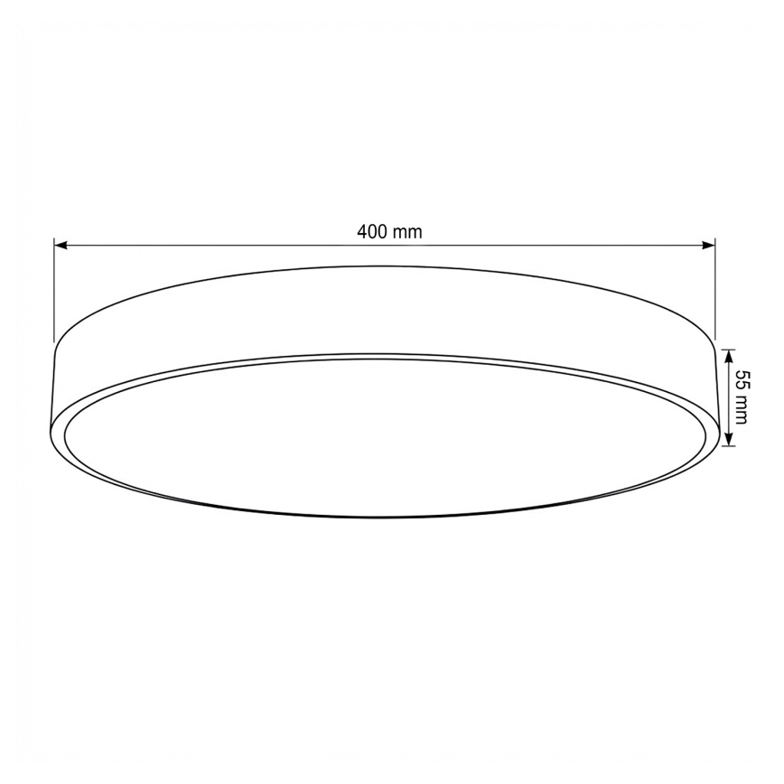 Brilagi - LED loftlampe POOL LED/48W/230V 3000/4000/6000K Ø 40 cm beige