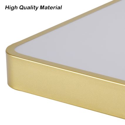 Brilagi - LED loftlampe POOL LED/48W/230V 3000/4500/6000K 50x50 cm guld