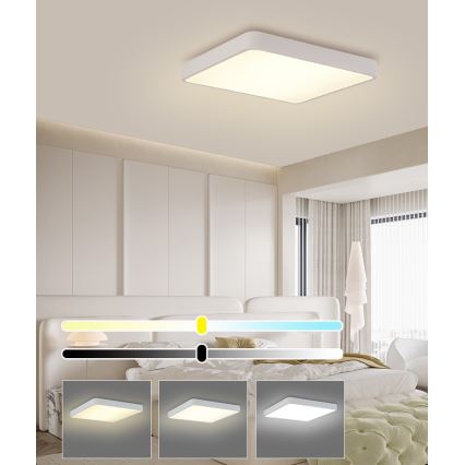 Brilagi - LED loftlampe POOL LED/48W/230V 3000/4500/6000K 50x50 cm hvid