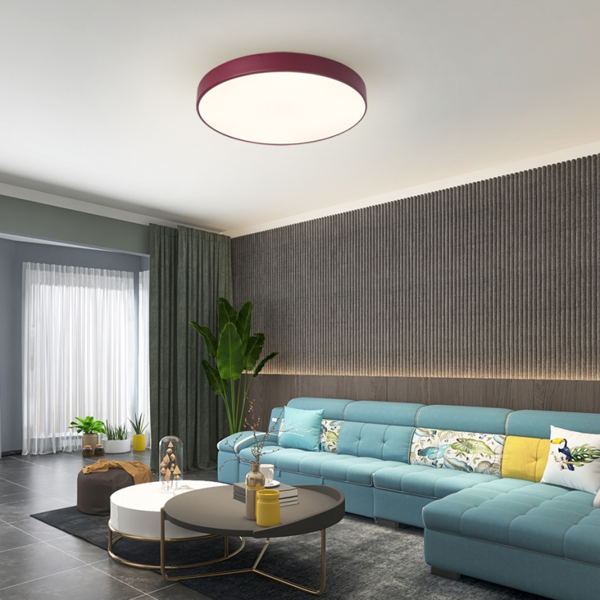 Brilagi - LED-loftlampe POOL LED/60W/230V 3000/4000/6000K Ø 50 cm bordeaux