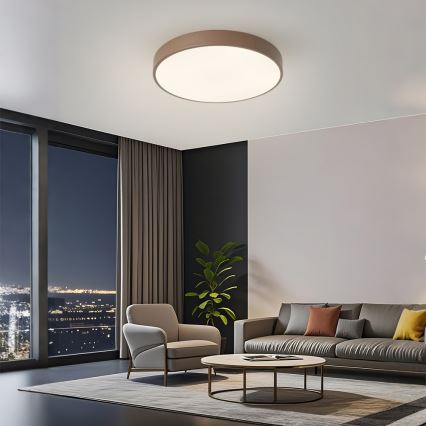 Brilagi - LED-loftlampe POOL LED/60W/230V 3000/4000/6000K Ø 50 cm brun