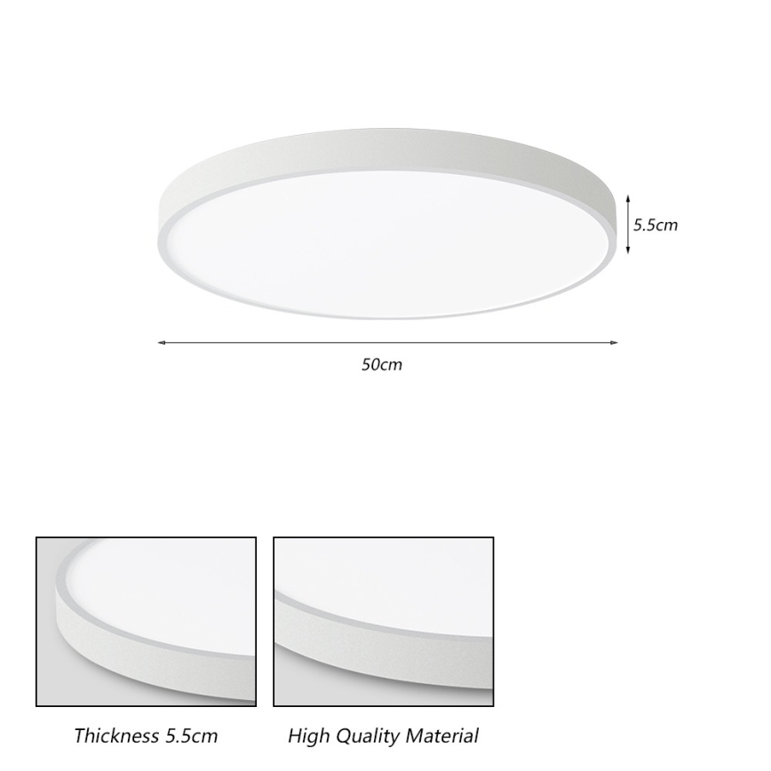 Brilagi - LED-loftlampe POOL LED/60W/230V 3000/4000/6000K 50 cm hvid