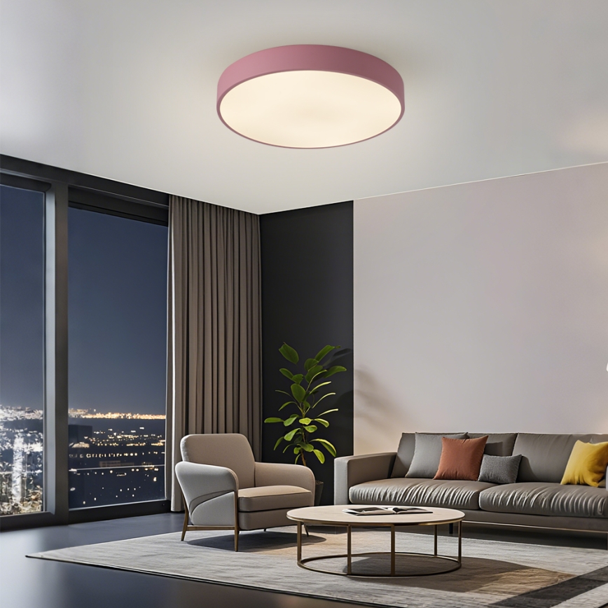 Brilagi - LED loftlampe POOL LED/60W/230V 3000/4000/6000K Ø 50 cm lyserød