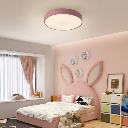 Brilagi - LED loftlampe POOL LED/60W/230V 3000/4000/6000K Ø 50 cm lyserød